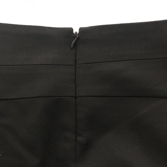 Elle Women's Black A-Line Fully Lined Stretch Skirt - Picture 6 of 12